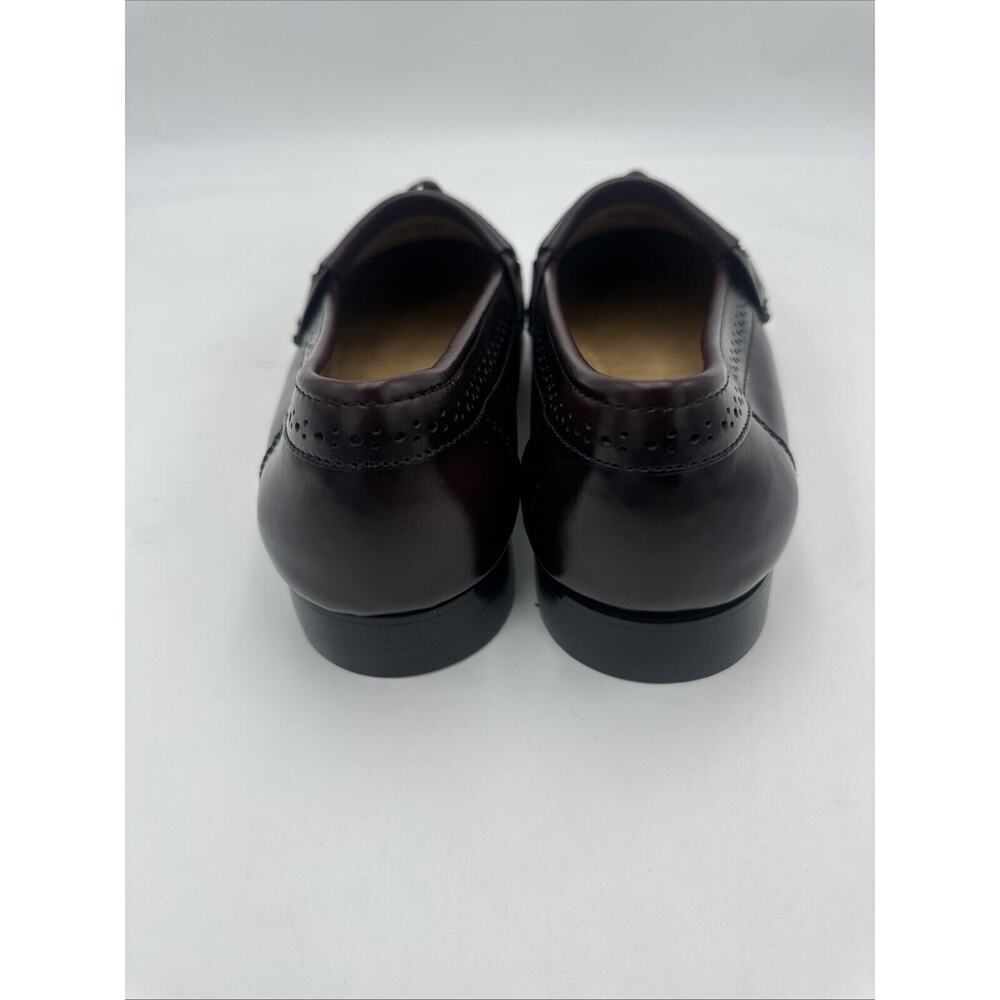 G.H Bass &Co. Men's Jeremy Weejuns Leather Tassel Burgundy Loafers SZ 10.5 EE - Picture 5 of 9